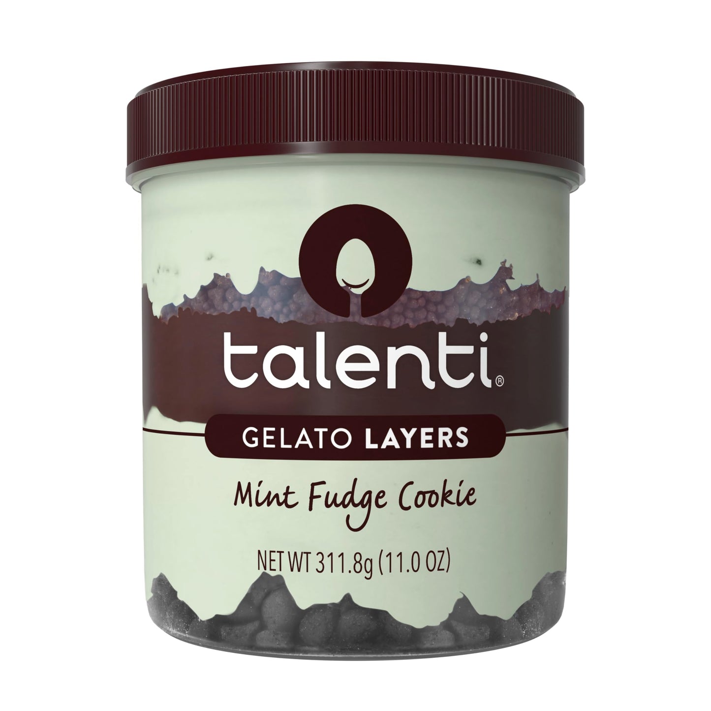 Talenti Gelato Layers, Mint Fudge Cookie, 11 oz (Frozen)
