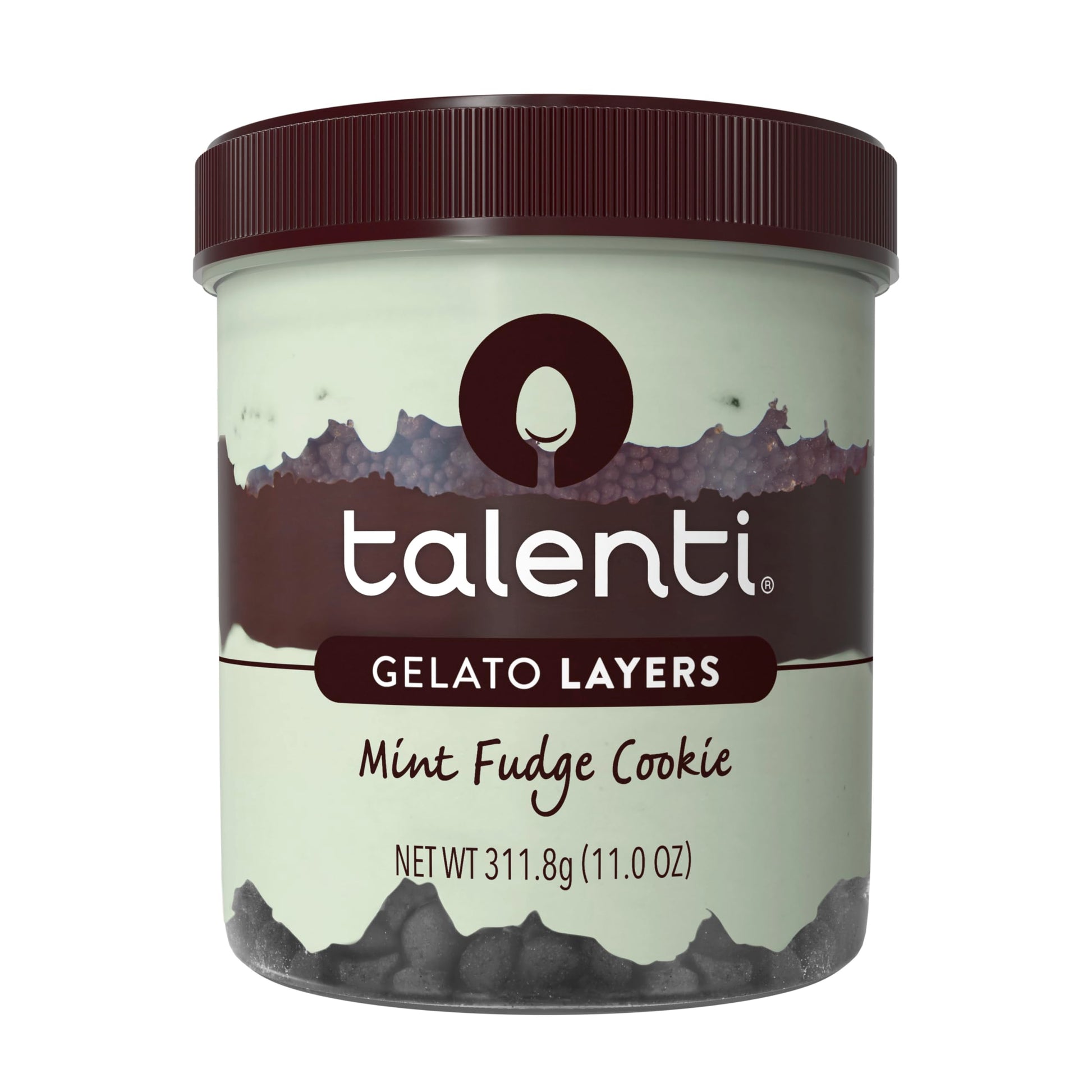 Talenti Gelato Layers, Mint Fudge Cookie, 11 oz (Frozen)