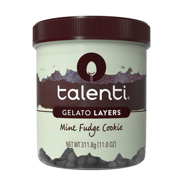Talenti Gelato Layers, Mint Fudge Cookie, 11 oz (Frozen)