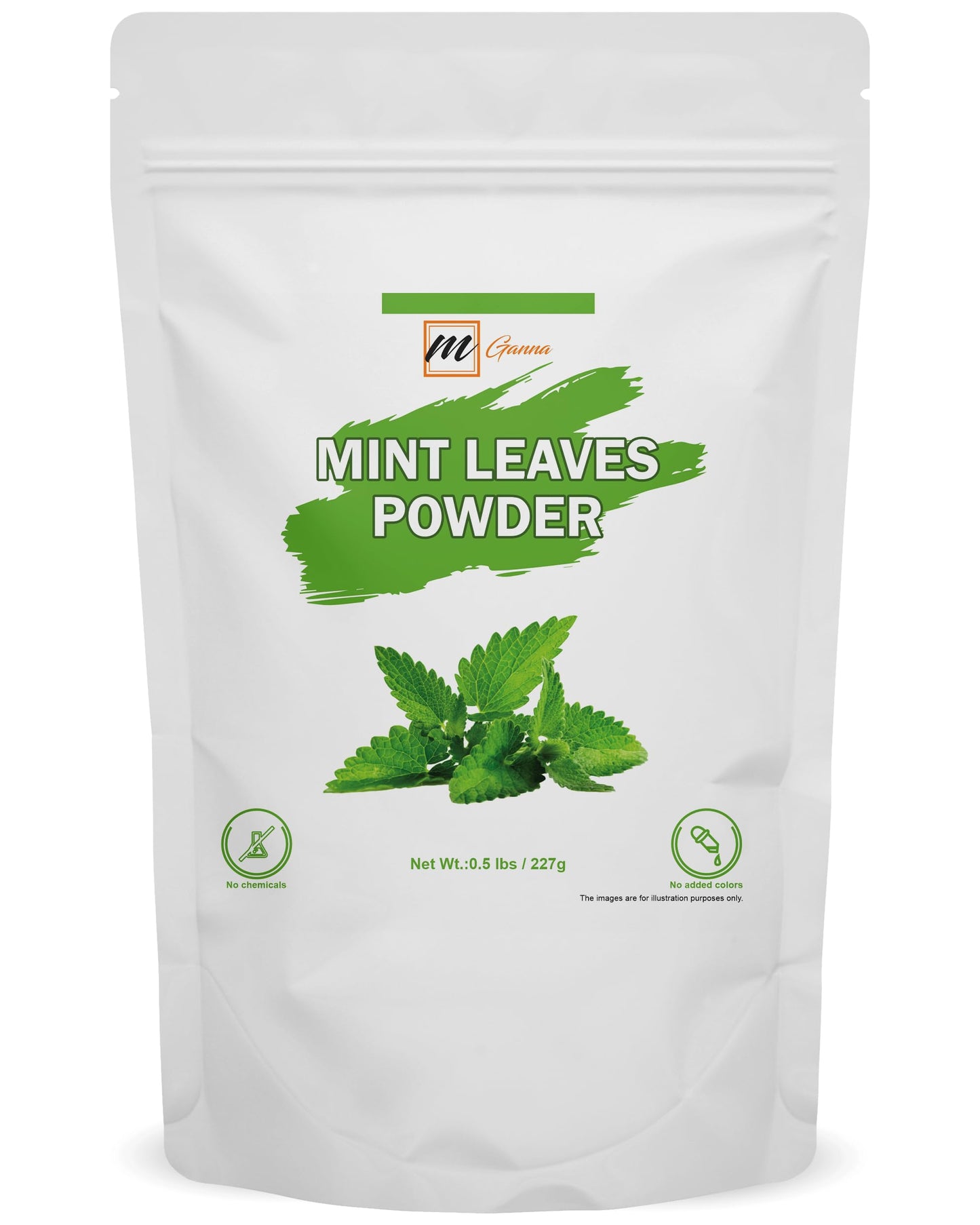 100% Natural Mint Leaves Powder for Skin and Health Care 227 GMS / 0.5 LBS