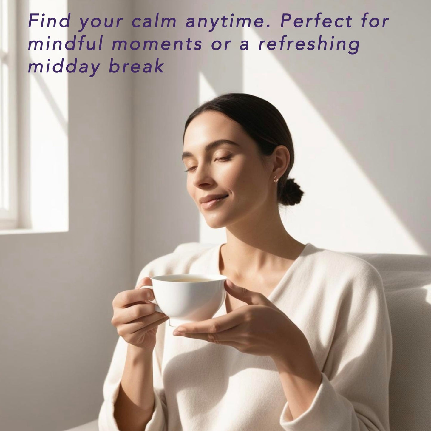 Calming Day Herbal Tea (1.65 Oz, Pack Of 18 Tea Bags) – Relaxing Caffeine-Free Tea With Lavender, Rosehips And Lemongrass – Gift For Focus, Clarity, Relaxation And Wellness