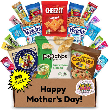 Hangry Kits Mothers Day Snack Gift Baskets For Mom - Send Mom A Snack Gift Basket She'll love. The Perfect Mother's Day Gift wit