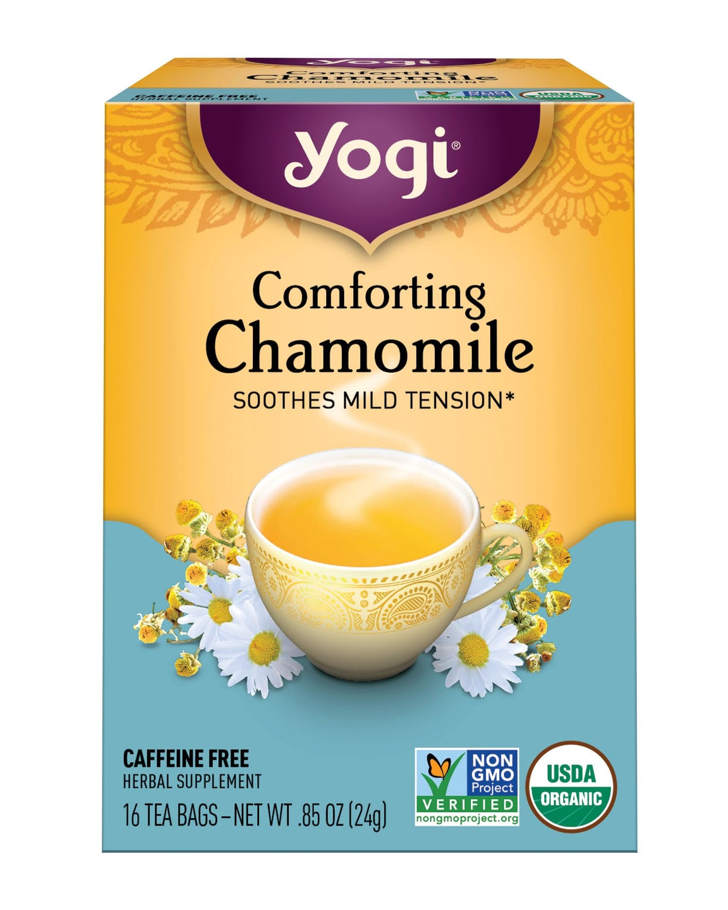 Yogi Tea  Chamomile  16 Count  Packaging May Vary