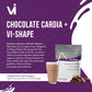 Chocolate Cardia + Vi-Shape - 1 Shake Pouch (24 Servings) + 1 Box Chocolate Mix-In (15 Servings) Delicious Chocolate Goodness  Formerly Known as Visalus