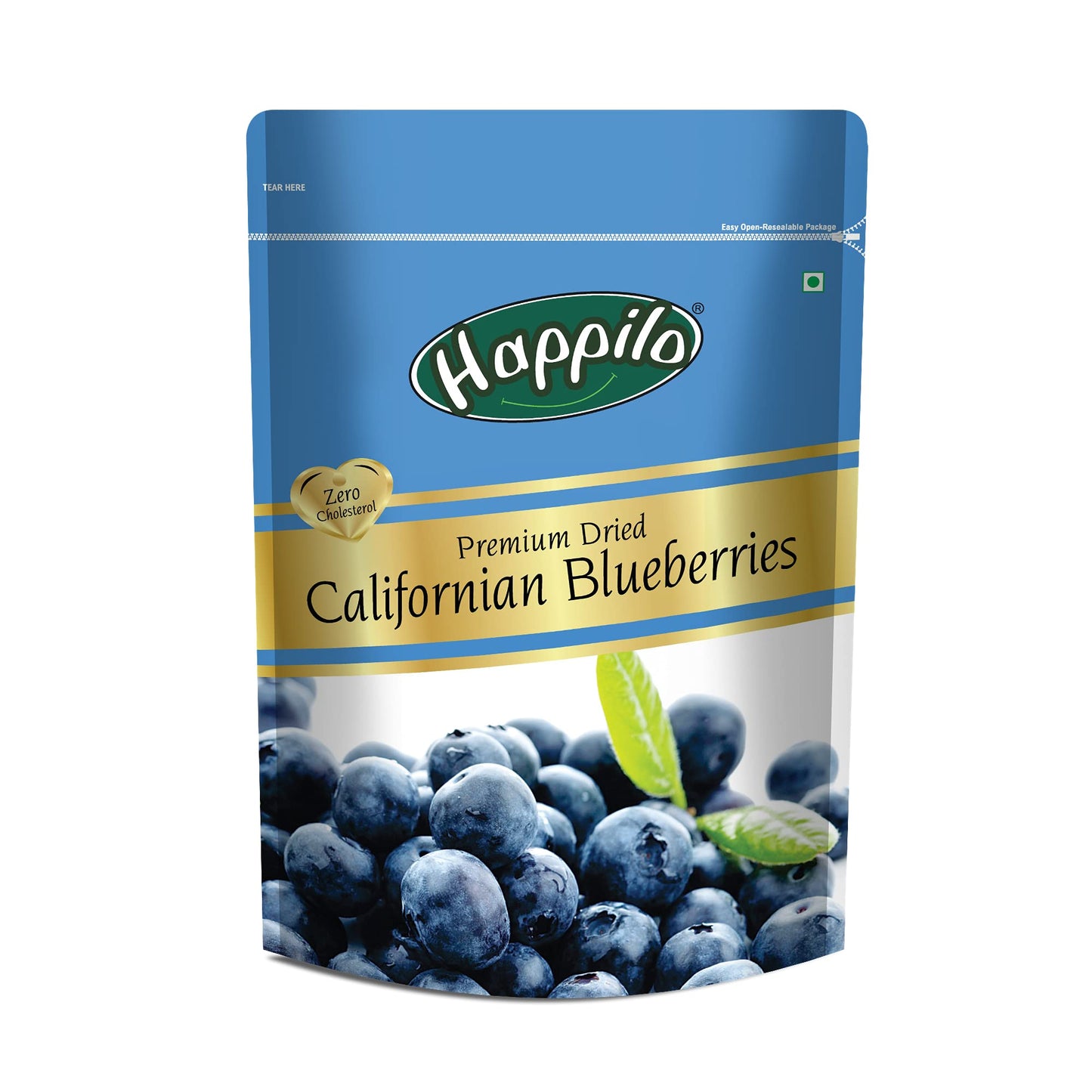 HappiloPremium Dried Californian Blueberries, 150g