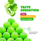 Global Gumball Gumballs - Green Apple Flavor - 1 Inch - 1.7 lb Bulk Pack - Green