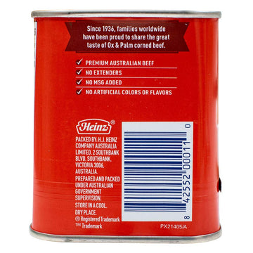 Ox & Palm Corned Beef Chunky Style, Original, 11.5 Oz (Pack Of 1)