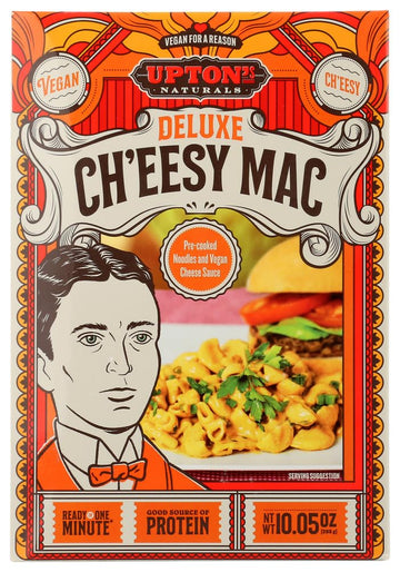 Upton’s Naturals Cheesy Mac - 10.05 oz boxes (Pack of 6)