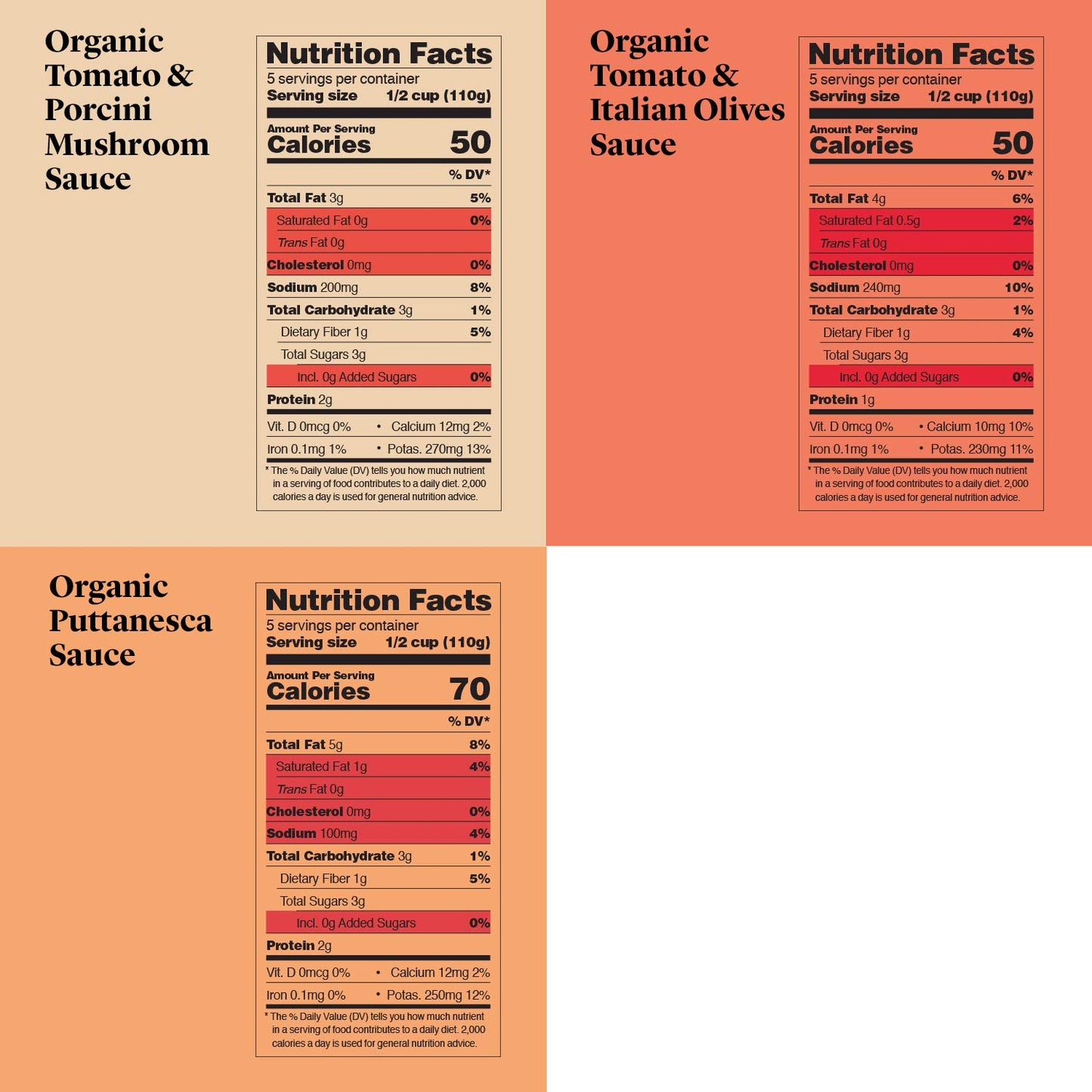 Delicious & Sons - Organic Italian Tomato Pasta Sauce 18.70Oz (Pack Of 3) Plant Based- Vegetarian - Vegan - Non-Gmo - Gluten-Fre
