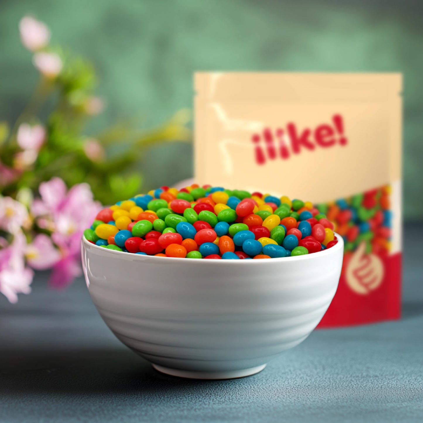 Jelly Beans Candy | 2-Pound Pack | Assorted Fruit Flavors | Mini Size
