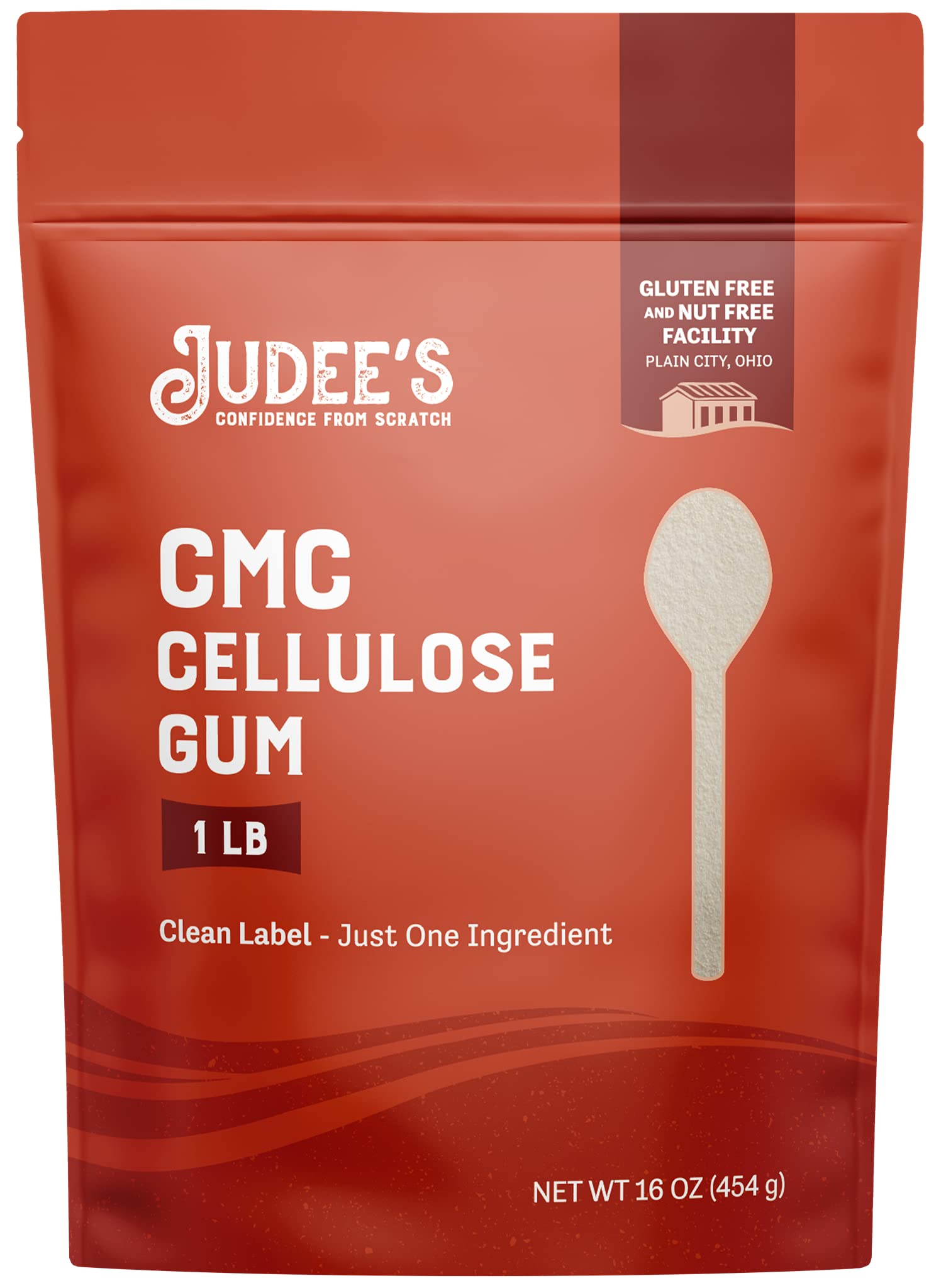Judee'S Premium Cmc Powder 1 Lb (16 Oz) - Use In Fondant, Frostings, And Cake Decorations - Improves Gluten Free Dough - Prevent