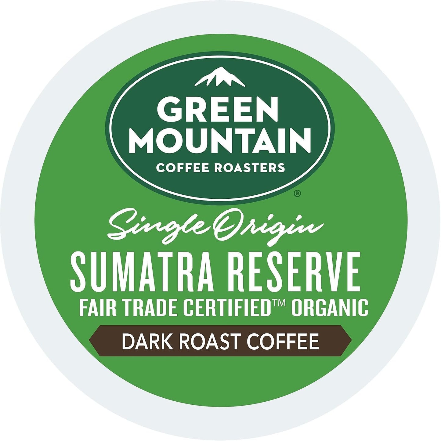 Green Mountain Coffee Roasters 4060CT Fair Trade Organic Sumatran Extra Bold Coffee K-Cups, 96/CT