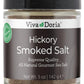 Viva Doria Hickory Smoked Sea Salt, Fine Grain, 5 oz Glass Jar
