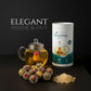 Tea Bunch Blooming Flower Tea Set – 12X2 Hand-Tied Organic Green Tea Balls With 24 Packs Of Rock Sugar, Gift-Ready Packaging, Calming Floral Tea For Wellness & Relaxation (Glass Teapot Not Included)