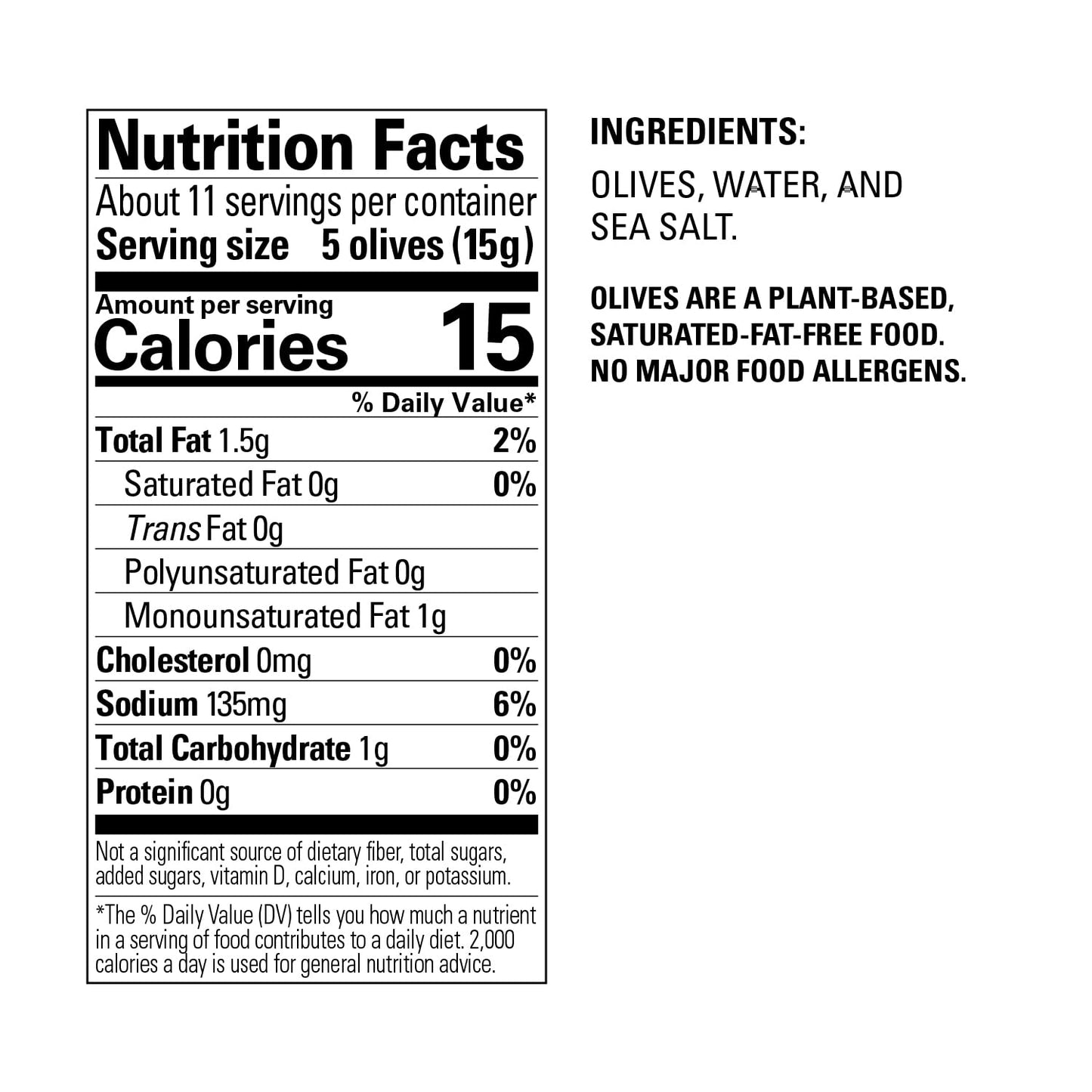 Pearls Simply Olives Green Ripe Pitted Olives  Pack of 12  6 oz Cans