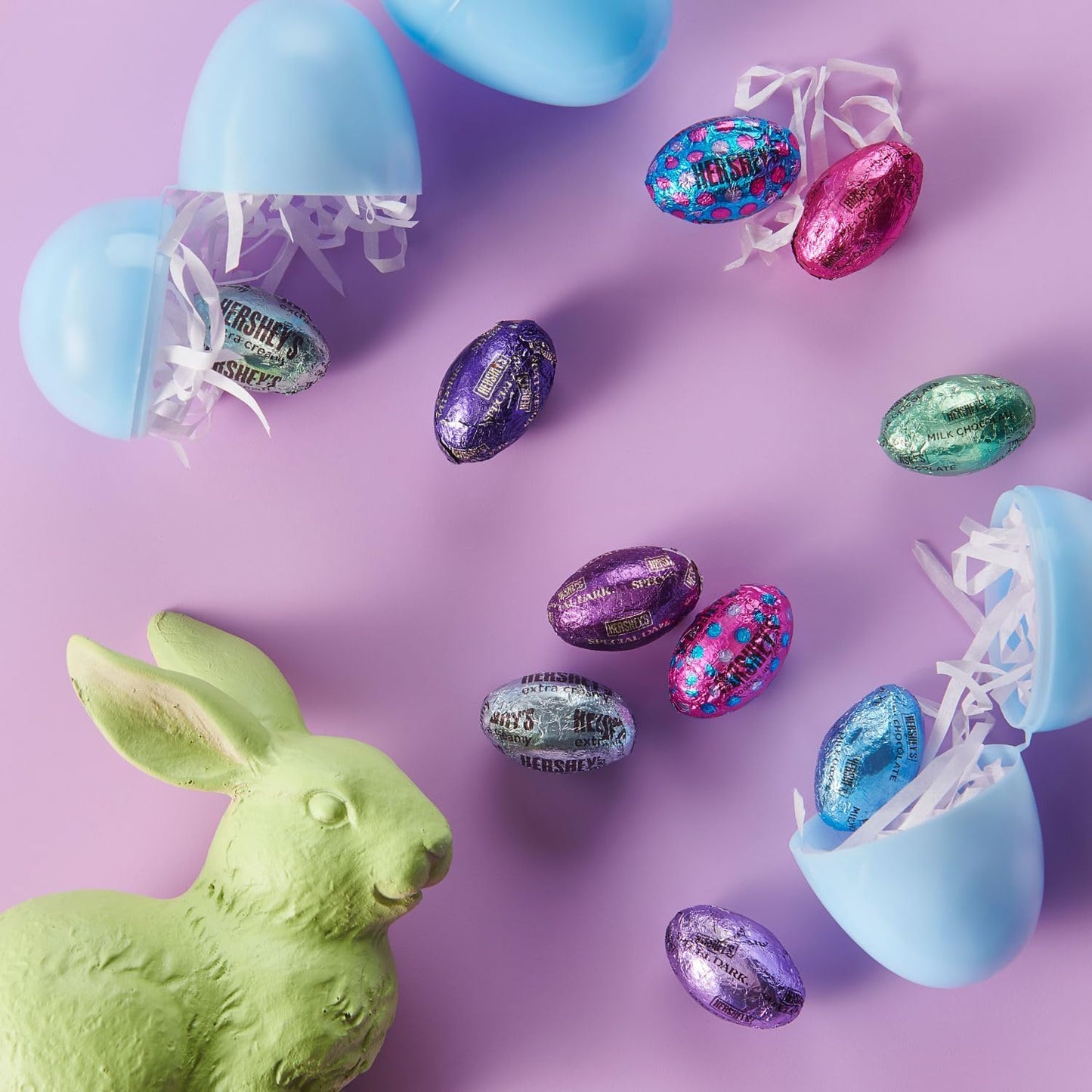 Hershey Chocolate Easter Eggs Candy Variety 190 Pcs - Individually Wrapped Assorted Candy Eggs, Dark, Milk Chocolate, Extra Crea