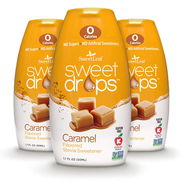 SweetLeaf Sweet Drops Caramel 1.7 Fl Oz Ea (Pack of 3)