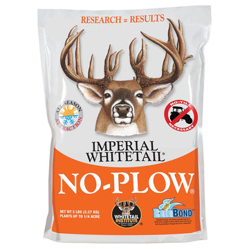 Whitetail Institute No Plow Seed, White, 5 Lb, Model: Np5