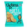 Uglies Kettle Cooked Salt & Vinegar Potato Chips - Gluten Free, Kosher, Non-GMO Office & Kids Snack - Individual Snack Packs, 1 