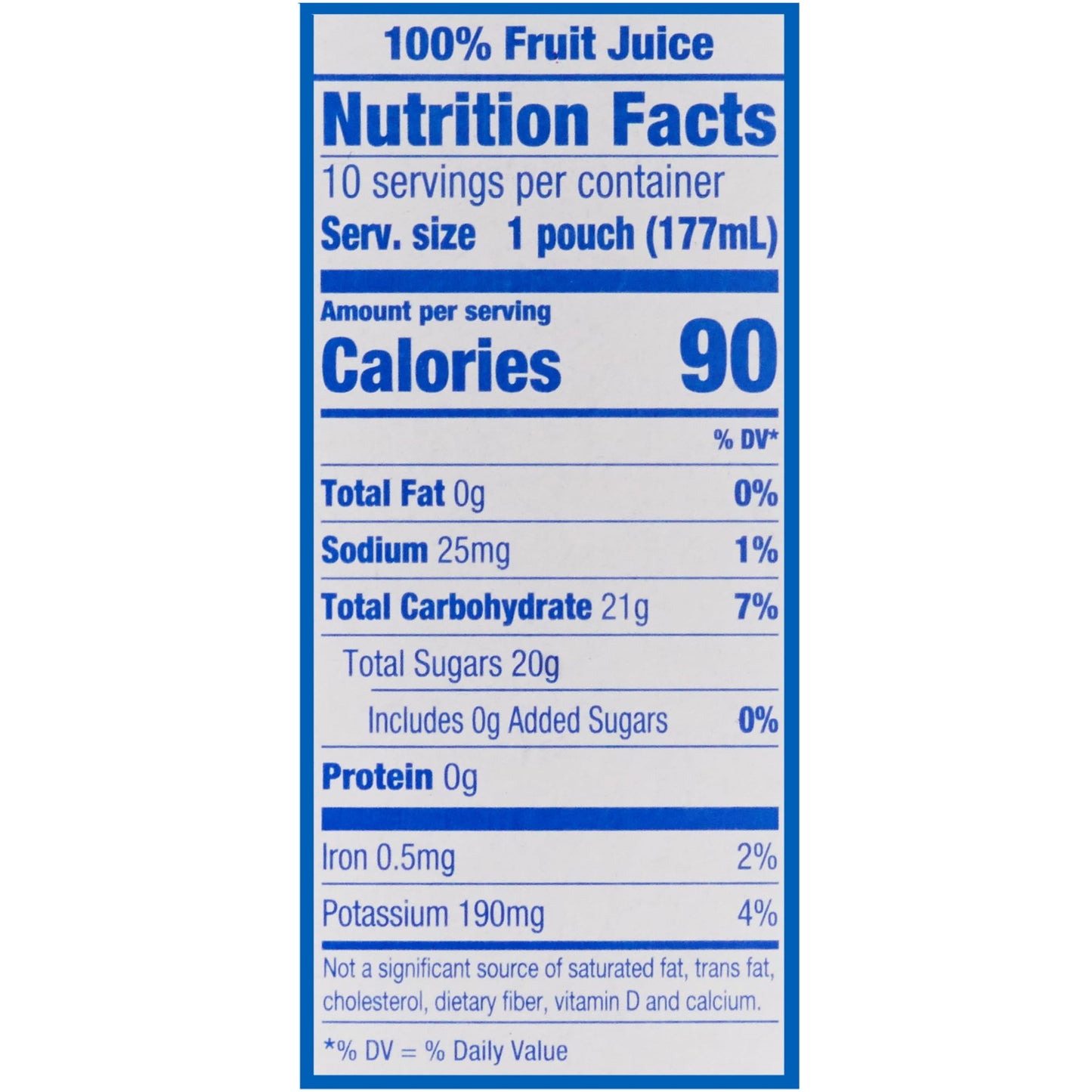 Capri Sun Fruit Punch Flavored 100% Juice Blend From Concentrate With Added Ingredient and Other Natural Flavor, 6 oz. Pouches,