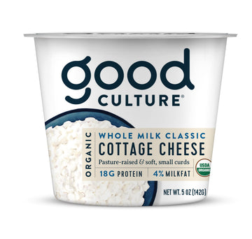 Good Culture, Organic Cottage Cheese - Classic 4%, 5.3 Ounce