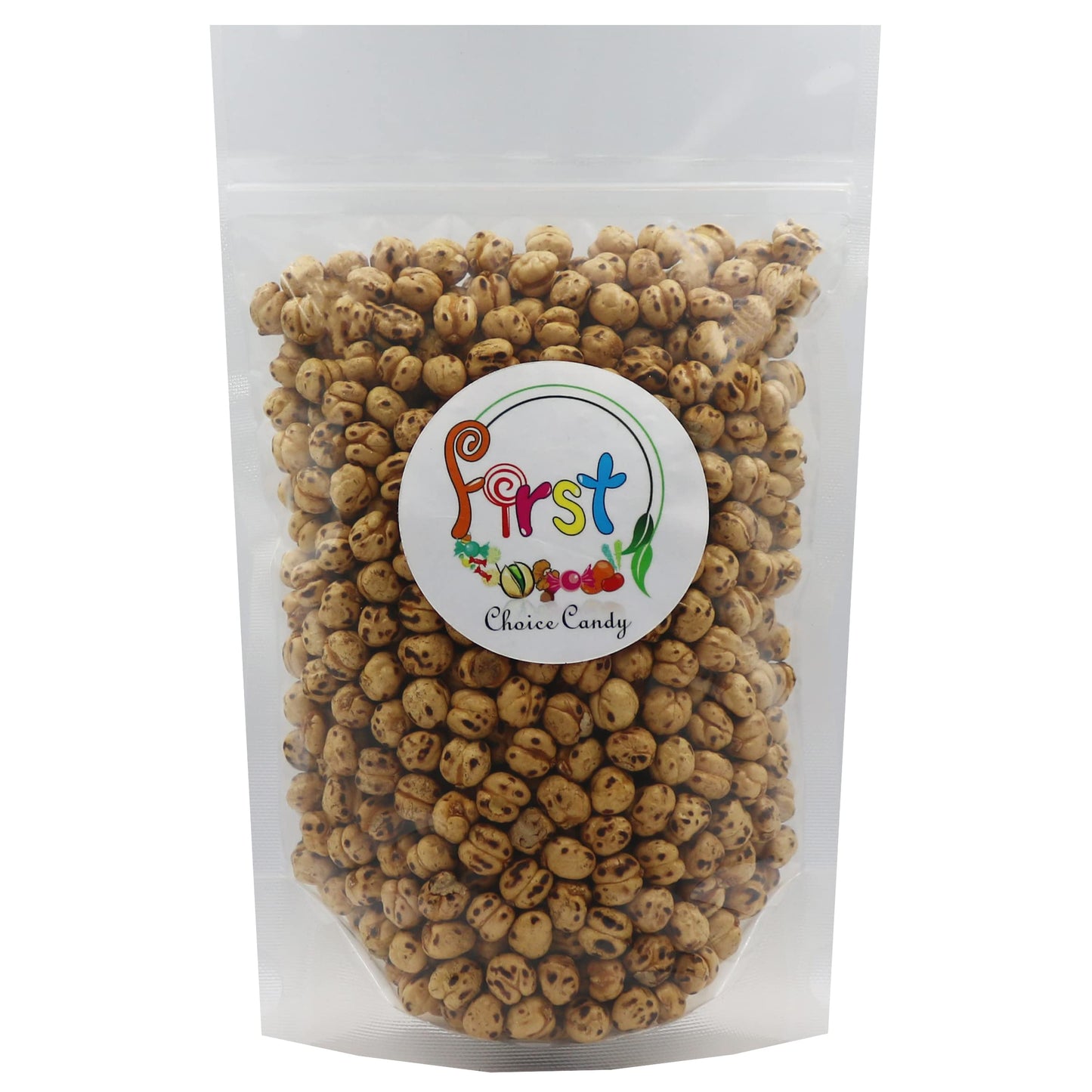 Yellow Double Roasted Dried Garbanzo Beans (Chickpeas) Gourmet Snacks 2 Pound Resealable Bag