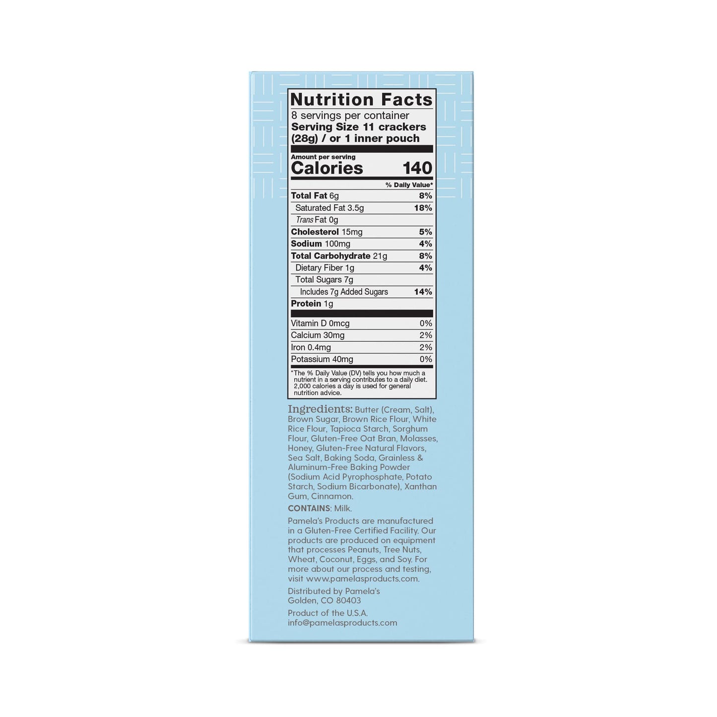 Pamelas Gluten Free Mini Graham  ers, Honey, 8 Ounce (Pack of 6), Natural