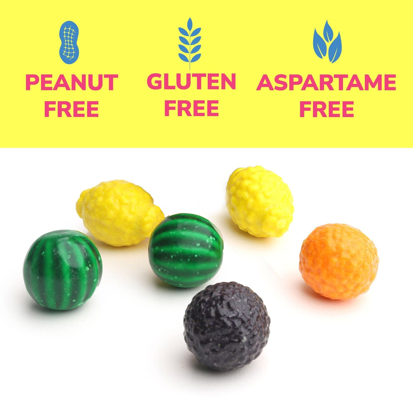 Seedlings Gumballs For Kids - 100 Pcs Seedling Original Gum - Fruit Shaped Gumballs - Chewing Bubble Gum For Kid - Colored Gum B