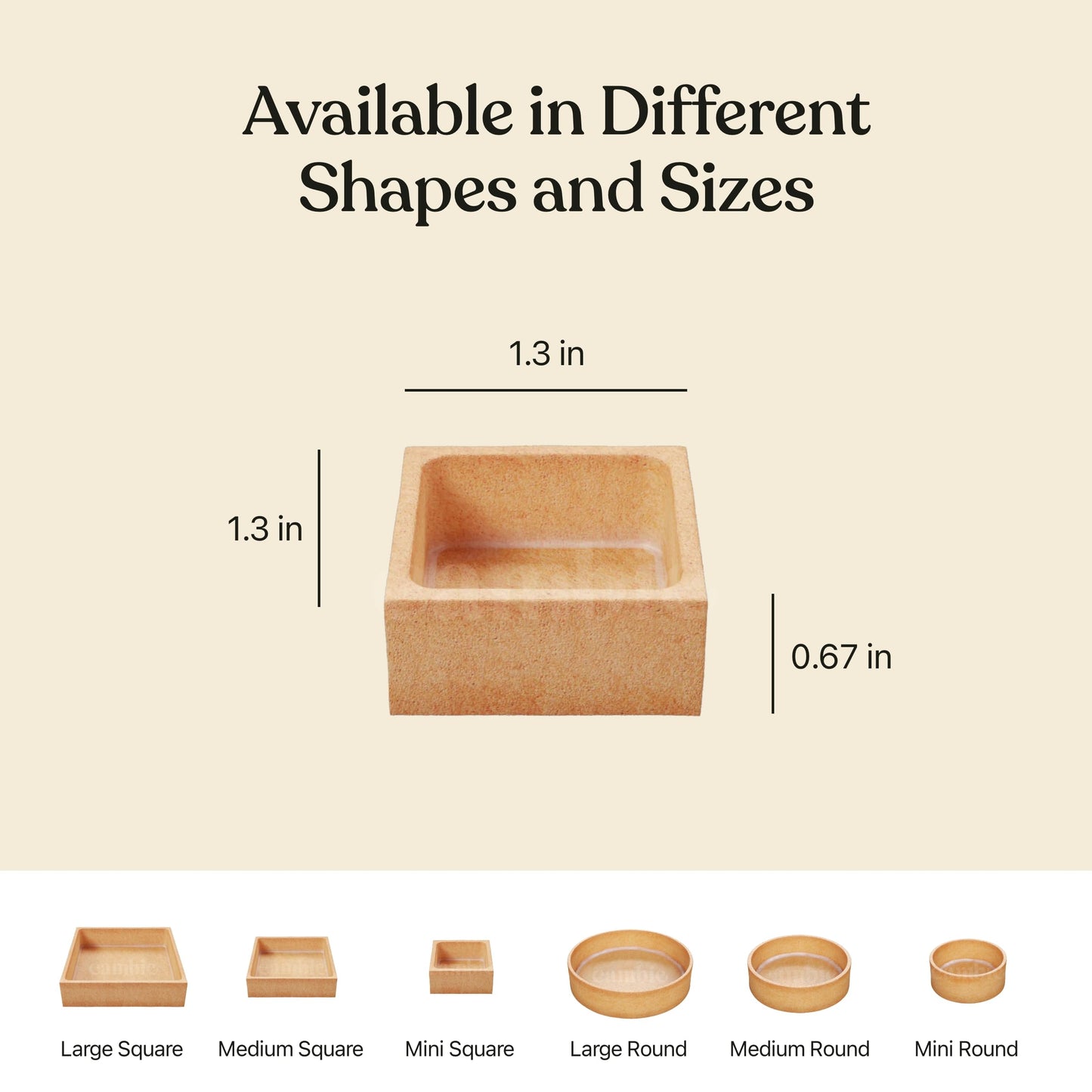 Cambie Mini Square Vanilla Tart Shells, 33Mm (1.3'') Diameter, French Style Tart Shells, White Chocolate Coating, Pack Of 96