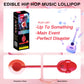 Amos Music Lollipop Candy, Audio Singing Lollipop, Halloween Candy Gift, Individually Wrapped Natural Strawberry Flavor (1 Pack)
