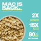 Kaizen High Protein White Cheddar Mac & Cheese - Low Carb, Keto Friendly, High Fiber, Gluten-Free, Non-GMO - 6.4 Ounces (Pack of