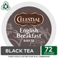 Celestial Seasonings English Breakfast Tea Keurig Single-Serve K-Cup Pods, 72 Count