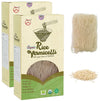 TANISA 2 Packs Rice Noodles, Gluten Free Noodles for Asian Food, Healthy Vegan Vermicelli Rice Noodles, Whole foods (Organic Whi