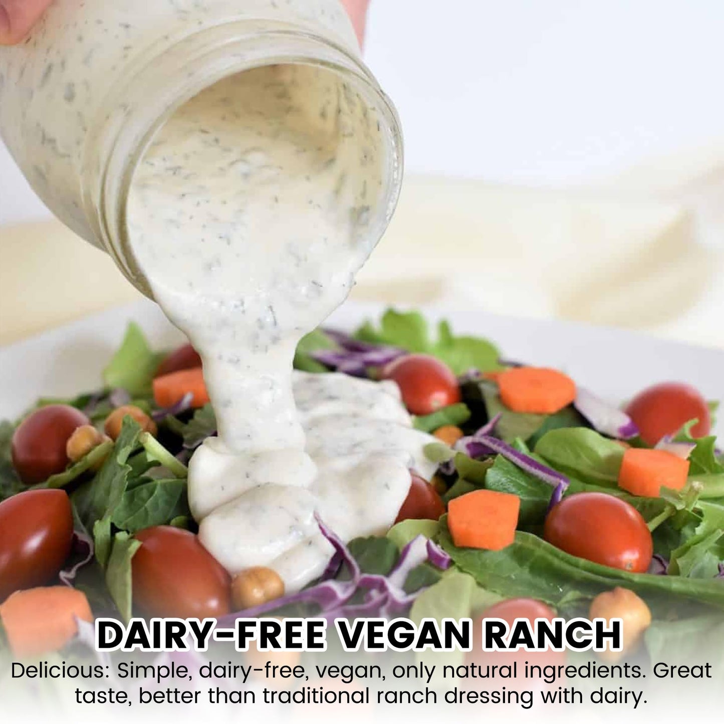 Farrell Specialty Foods Dairy Free Ranch Mix - Vegan, No Sodium, 5.5 oz Jar