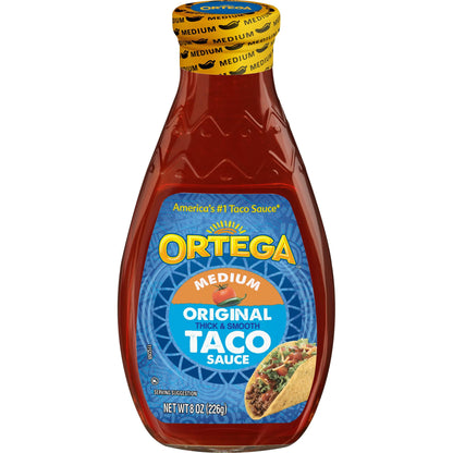 Ortega Original Taco Sauce, Medium, 8 Ounce