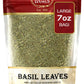 Dried Basil Leaves 7Oz (200G) - Natural, Non-Gmo, Vegan, Ayurveda Herb - By Spicy World