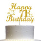 71 Birthday Cake Topper Gold Glitter, Party Decoration Ideas, Premium Quality, Sturdy Doubled Sided Glitter, Acrylic Stick. Made