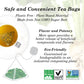 Wild Bliss Organic Chamomile Tea - Caffeine Free Herbal Support - 20 Plant Based Tea Bags