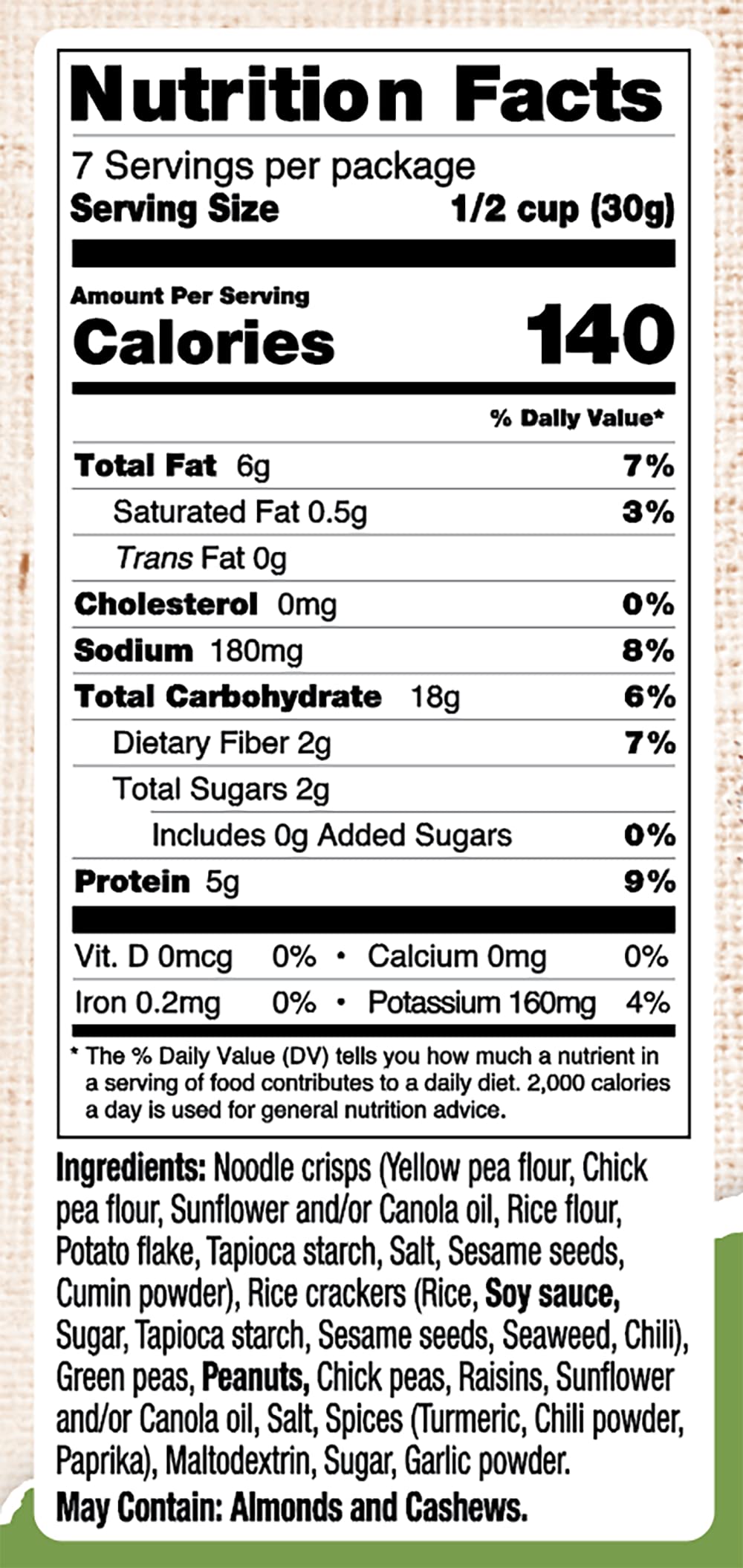 BHUJA Majans Gluten Free Snack NonGMO No Preservatives Vegetarian Friendly No Artificial Colors or Flavors, Cracker Mix, 7 Ounce