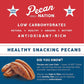 Pecan Nation Roasted & Salted Pecan Halves 16 oz., Natural, No preservatives, Antioxidant-Rich, Low Carb, Dry Roasted, Healthy S