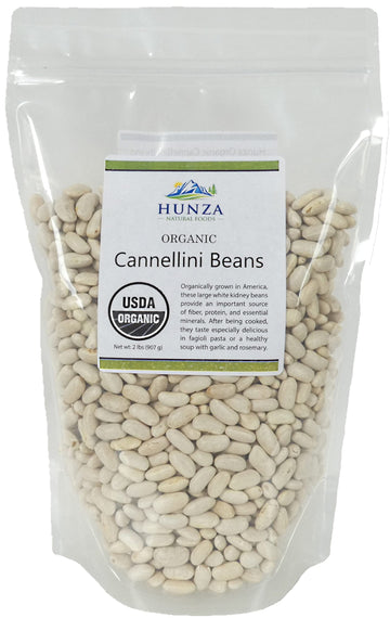 Organic Cannellini Beans - 2Lbs (Hunza)