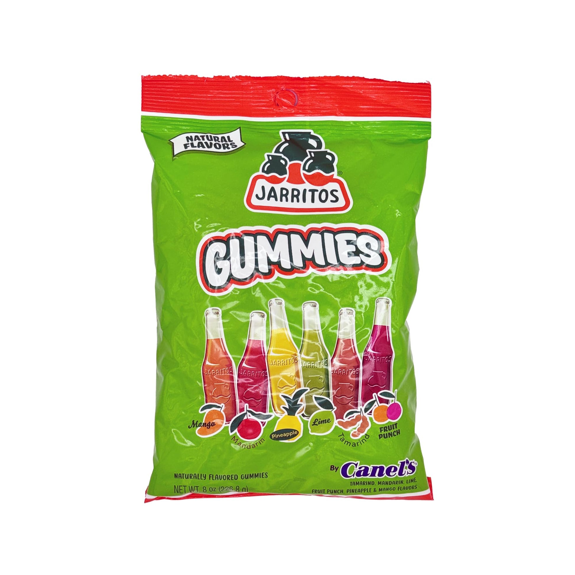 Jarritos Gummies - Sour or Sweet Naturally Flavored Gummy Candy, Mexican Candies, Dulces Mexicanos, Snack, Treat (Sweet)