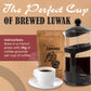 Wild Kopi Luwak, The Worlds Most Exclusive Coffee, Sustainably Sourced From Sumatra, Indonesia (100Gr / 3.5Oz)