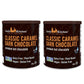 Castle Kitchen Classic Caramel Dark Chocolate - Dairy-Free, Vegan Premium Hot Chocolate Mix - Just Add Water - 14 oz (Pack of 2)
