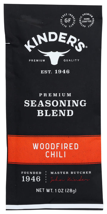 Kinder's Woodfired Chili Seasoning Blend, Gluten Free, 1 Ounces (Pack Of 10)