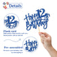 Roadsea Happy 12Th Birthday Cake Topper - Kid Girl Boy Twelve Years Old Birthday Cake Supplies - 12Th Birthday Party Decorations