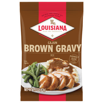 Louisiana Fish Fry Products Brown Gravy Mix, 1.5 Oz (Pack Of 12)