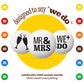 M&MS WORLD Mr. and Mrs.  Milk Chocolate Candy - 2 lbs of Bulk Chocolate Candy for Wedding Decorations  Wedding Favors  and More