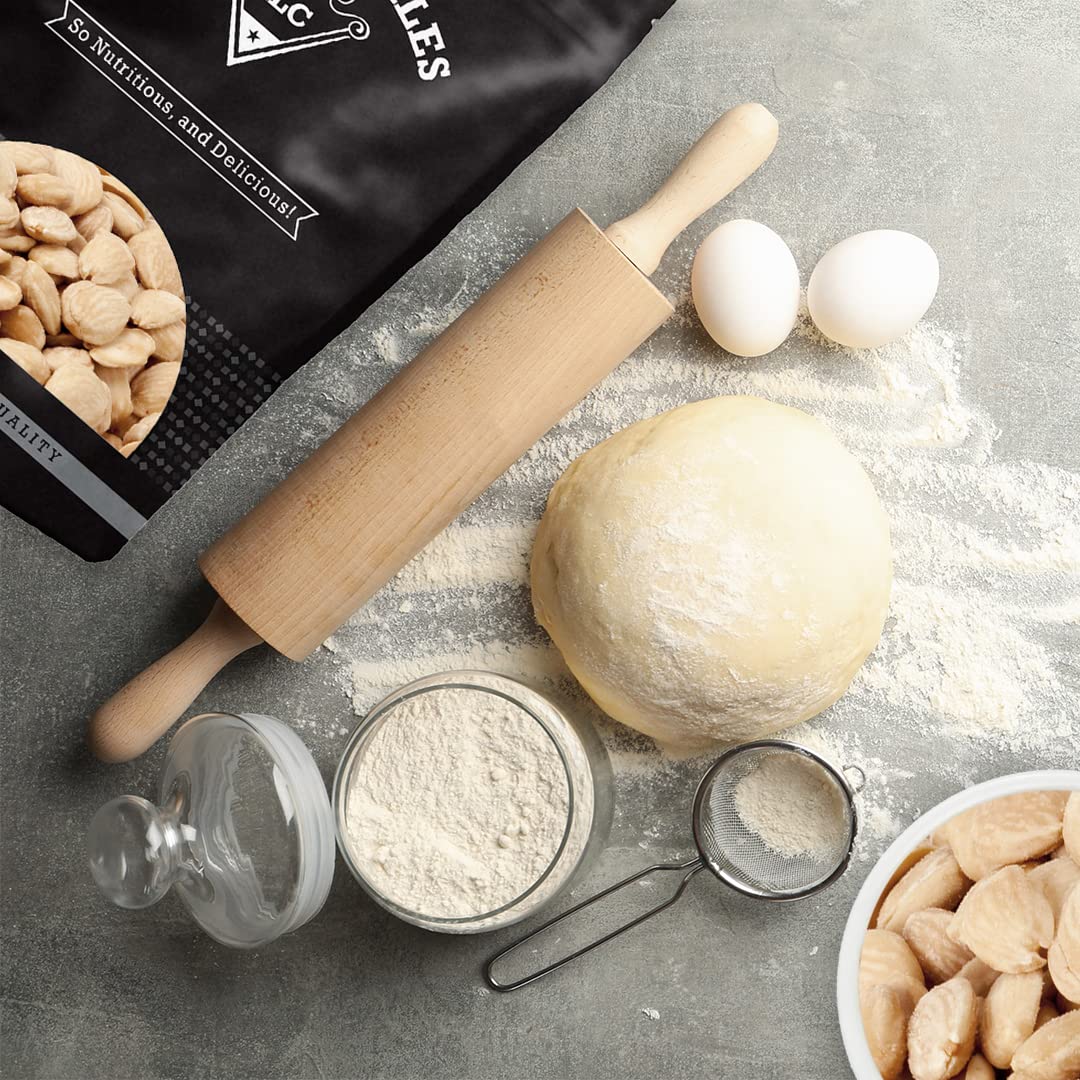 Almonds, Marcona Spanish Roasted Unsalted Whole, tender and sweet, Also known as ''Queen of Almonds'', Vegan, great for all ages