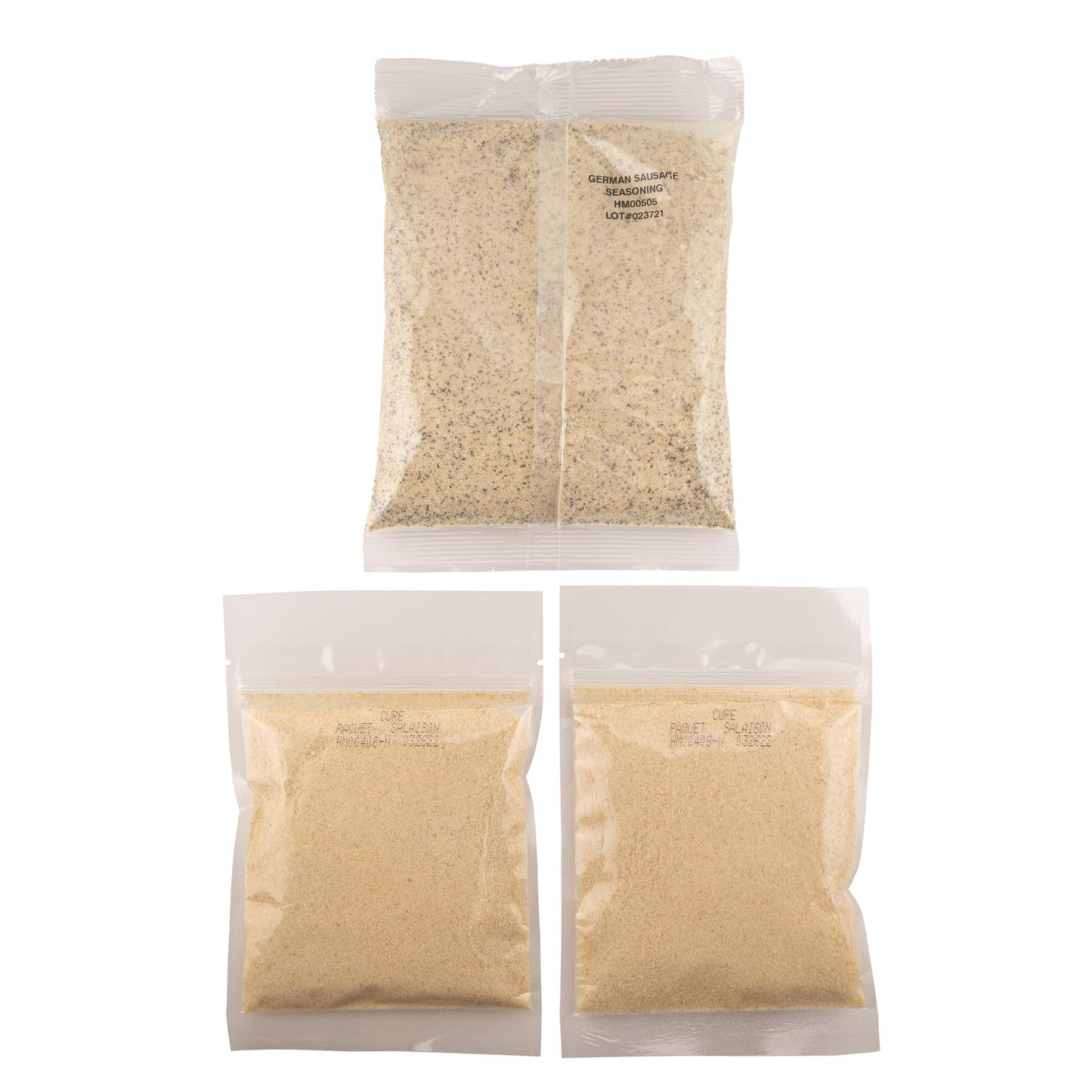 Hi Mountain Seasonings ǀ German Sausage Making Kit ǀ Includes Sausage Seasoning, Cure Natural Hog Casings, And Simple-To-Follow Directions ǀ Creates 30 Lbs Of Delicious German Sausage